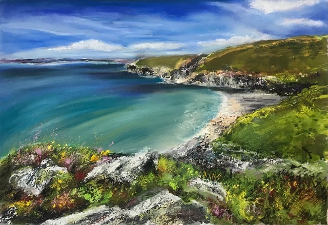 Jane Fellows: Seascapes in Soft Pastels and Acrylic Inks (FULL)