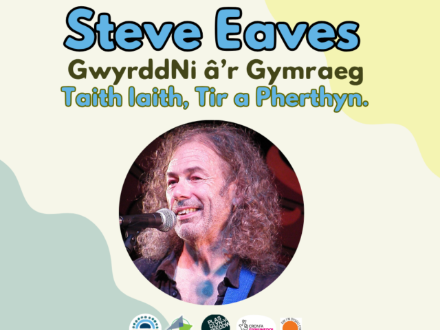 Steve Eaves: Taith Iaith, Tir a Pherthyn.